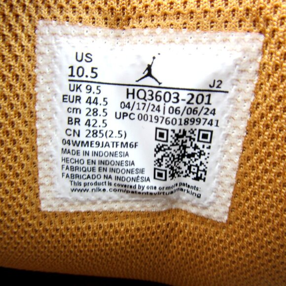 Air Jordan 1 Mid SE Sneakers Mens Size 10.5 Flax Baroque Brown NEW - Picture 11 of 14